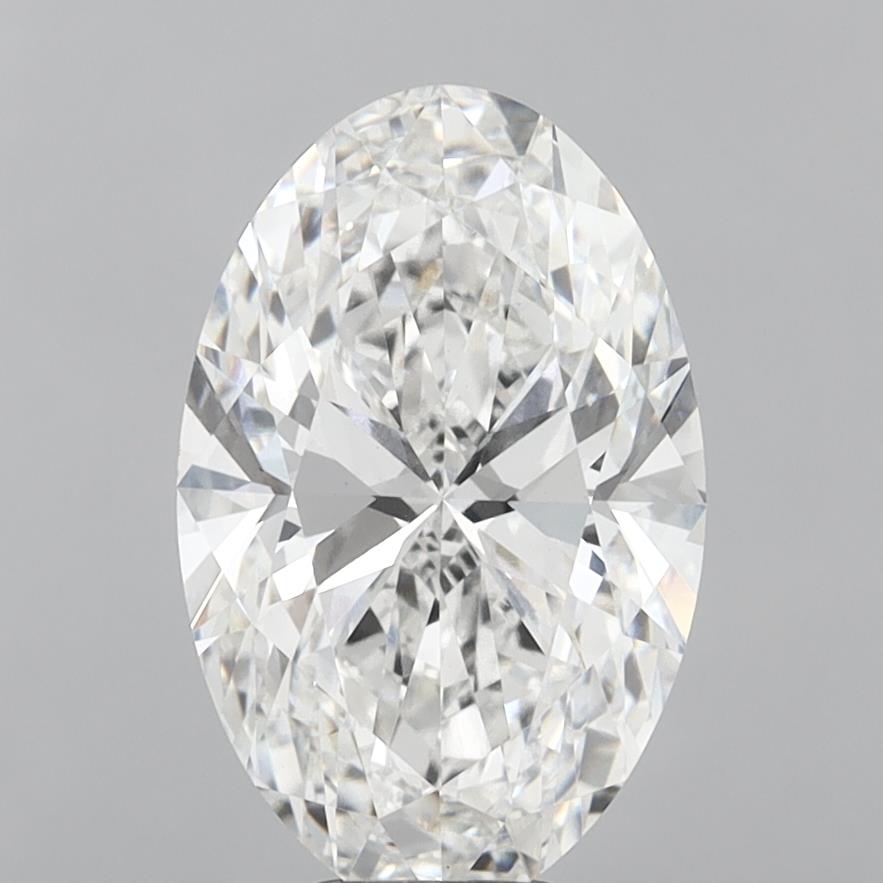 8.09 ct. oval Lab Grown Diamond front image