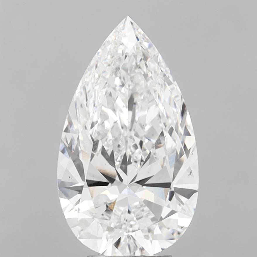 6.10 ct. pear Lab Grown Diamond front image