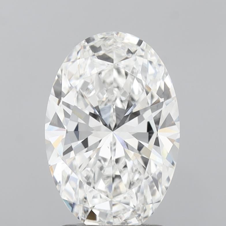 2.01 ct. oval Lab Grown Diamond front image