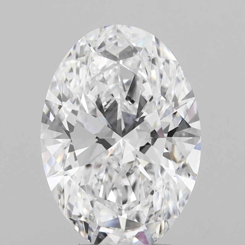 3.02 ct. oval Lab Grown Diamond front image