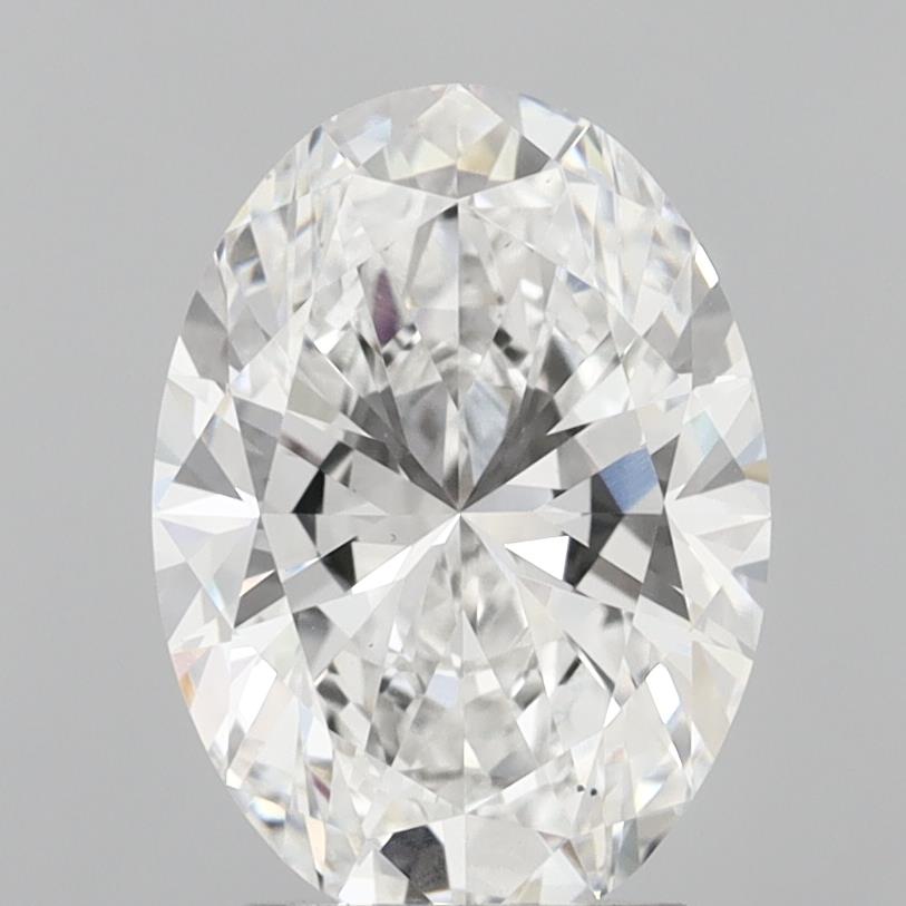 3.13 ct. oval Lab Grown Diamond front image