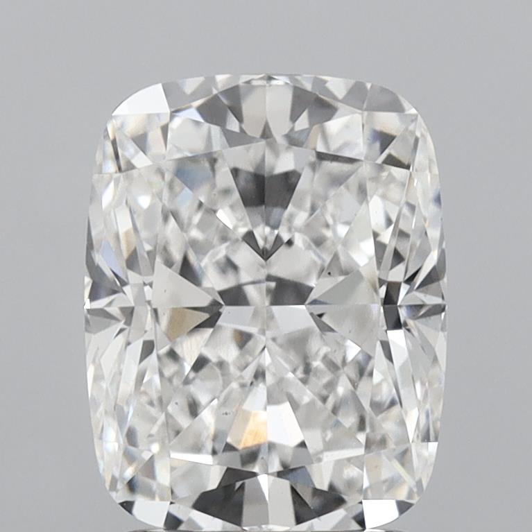 2.10 ct. cushion Lab Grown Diamond front image