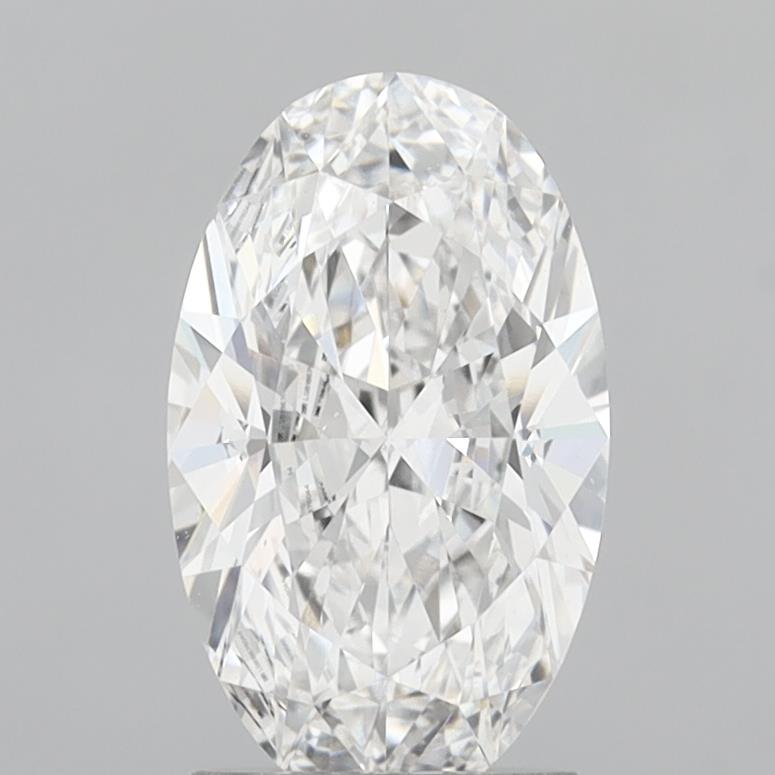 2.01 ct. oval Lab Grown Diamond front image
