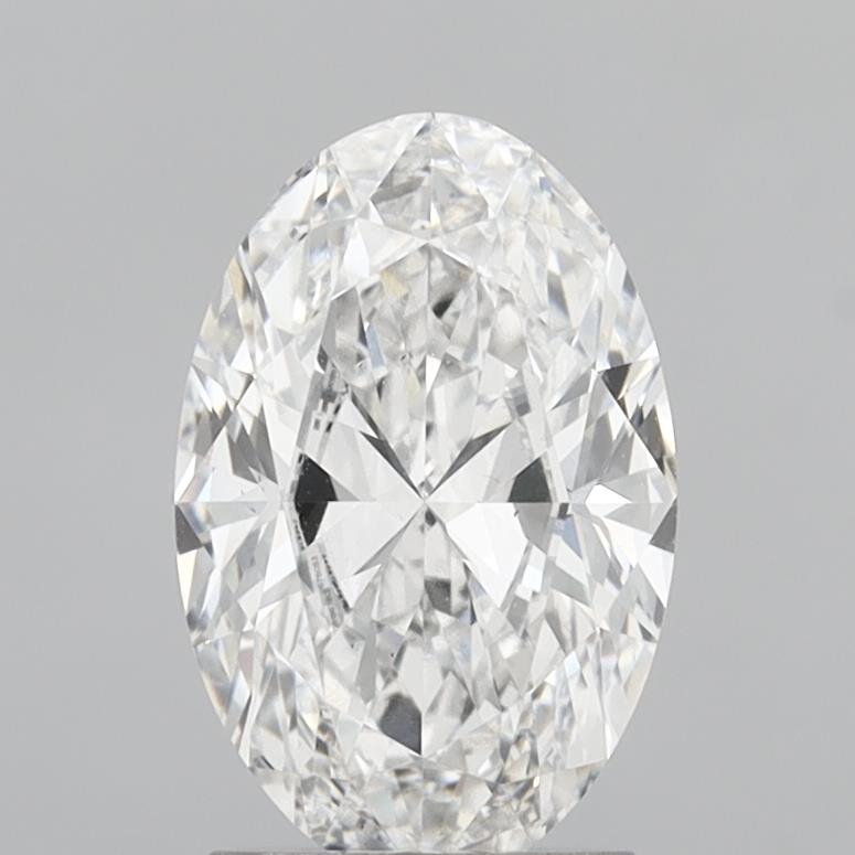2.01 ct. oval Lab Grown Diamond front image