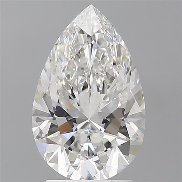 2.60 ct. pear Lab Grown Diamond front image