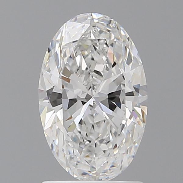 1.56 ct. oval Lab Grown Diamond front image