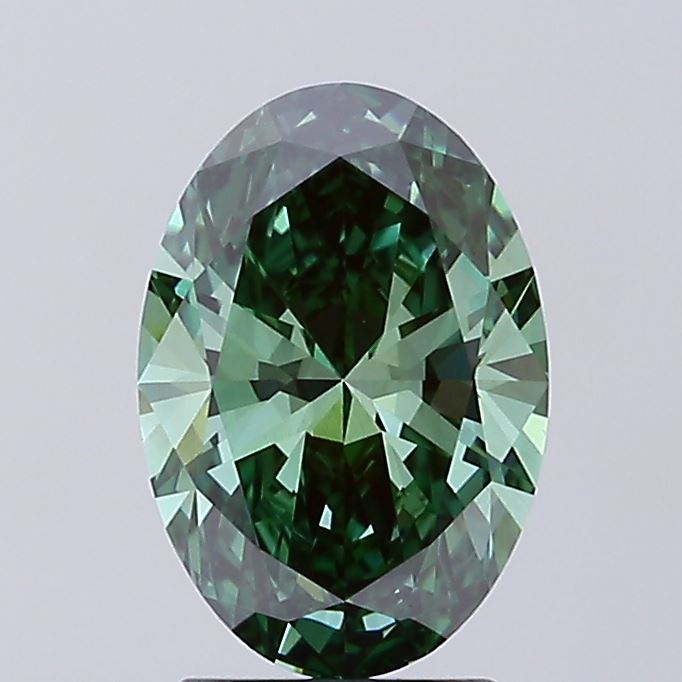 2.01 ct. oval Lab Grown Diamond front image