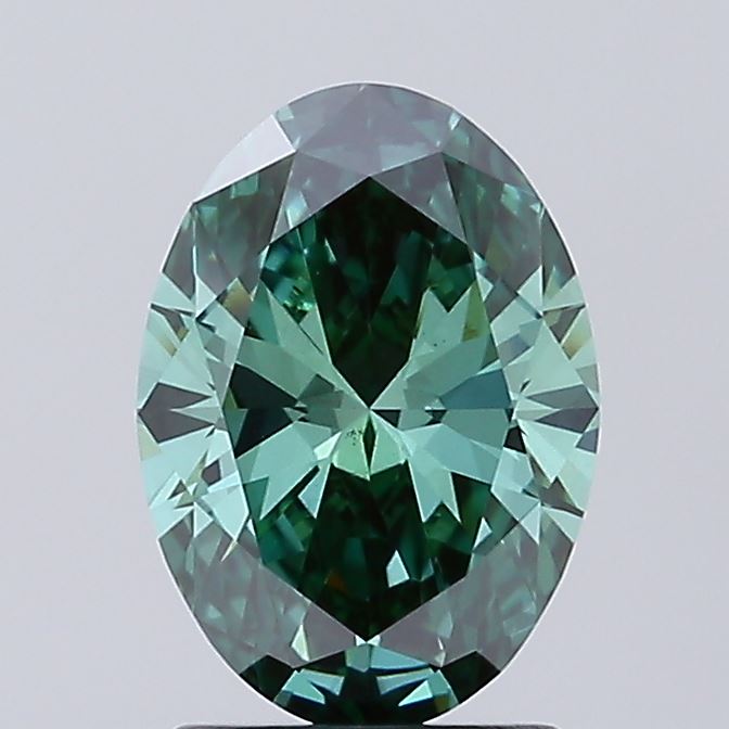 1.52 ct. oval Lab Grown Diamond front image