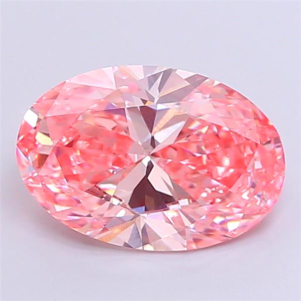 2.70 ct. oval Lab Grown Diamond front image