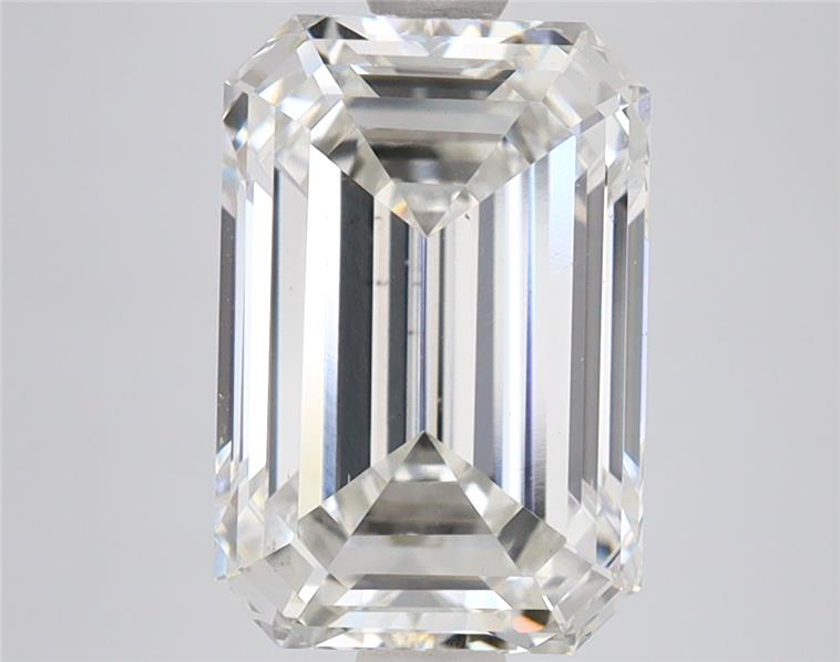 4.10 ct. emerald Lab Grown Diamond front image