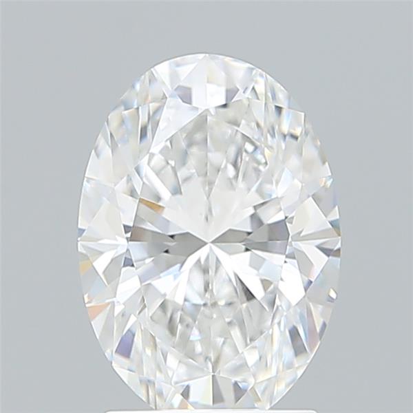 2.10 ct. oval Lab Grown Diamond front image