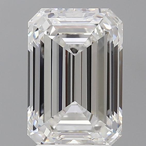 2.60 ct. emerald Lab Grown Diamond front image