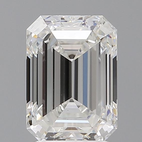 2.45 ct. emerald Lab Grown Diamond front image