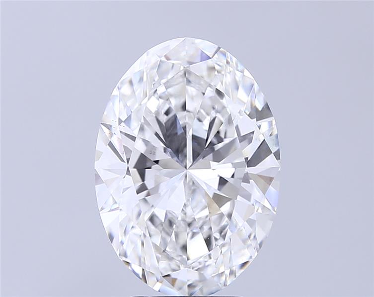 5.03 ct. oval Lab Grown Diamond front image