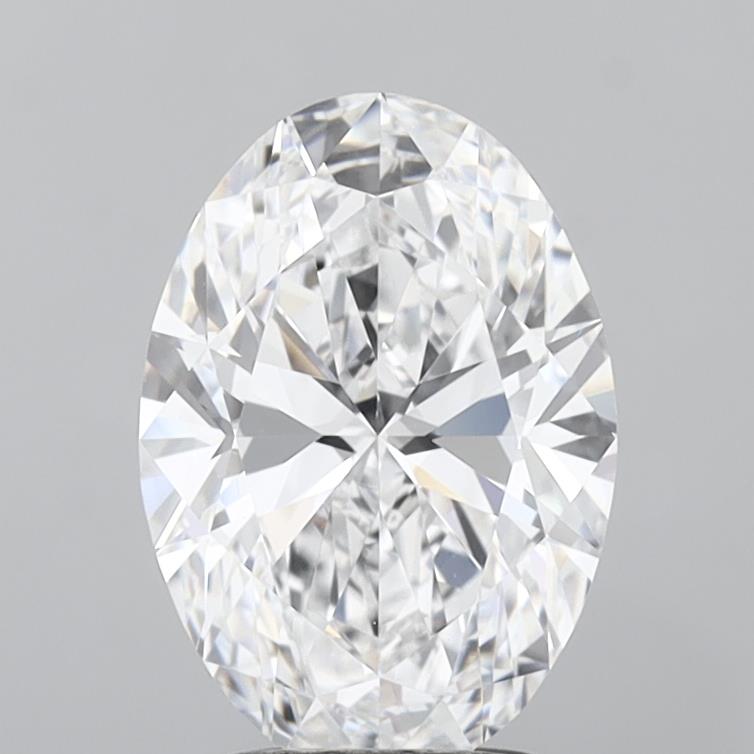 2.55 ct. oval Lab Grown Diamond front image