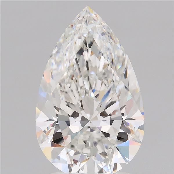 3.01 carat f VVS2 EX Cut IGI pear diamond