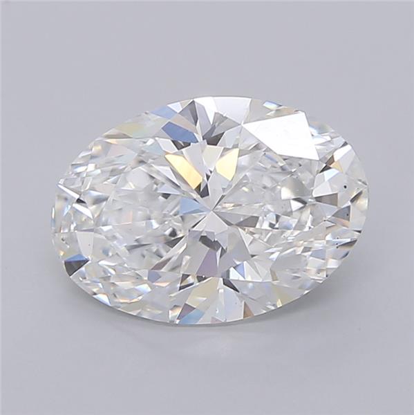 3.04 ct. oval Lab Grown Diamond front image