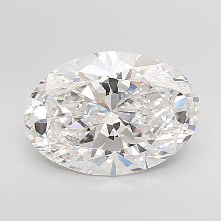 6.01 ct. oval Lab Grown Diamond front image