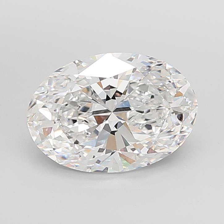 6.09 ct. oval Lab Grown Diamond front image