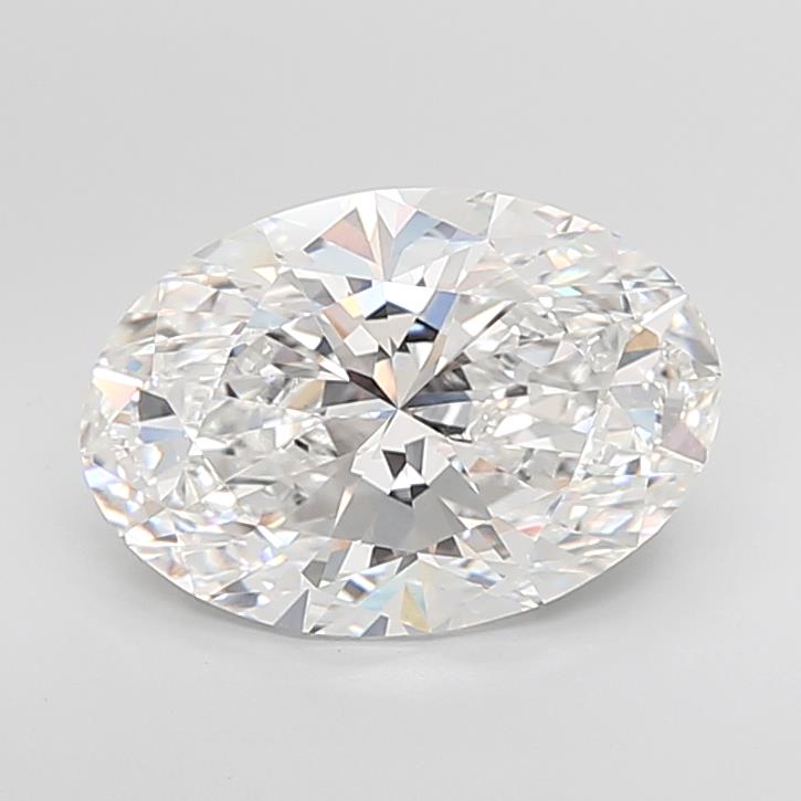 6.08 ct. oval Lab Grown Diamond front image