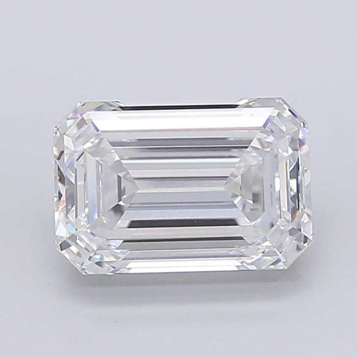 6.05 ct. emerald Lab Grown Diamond front image