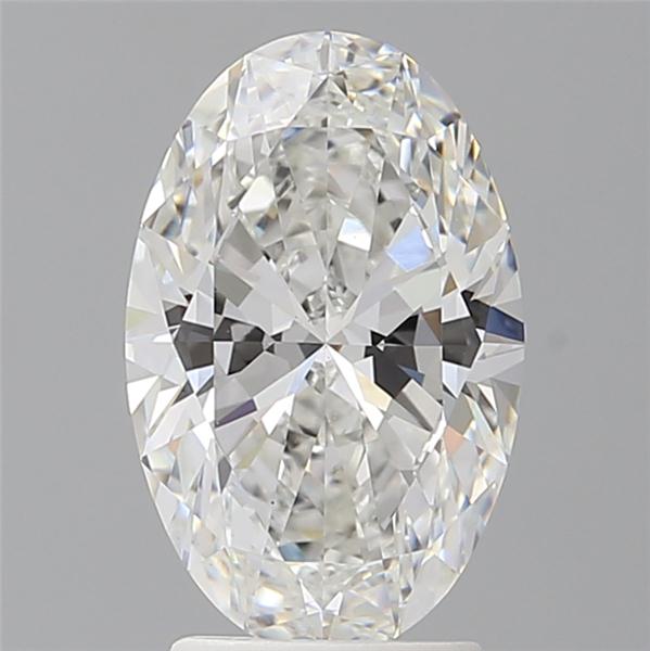 2.60 ct. oval Lab Grown Diamond front image