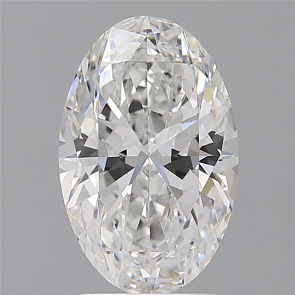 2.57 ct. oval Lab Grown Diamond front image