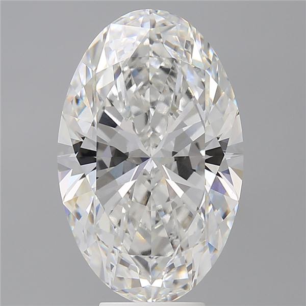 7.09 ct. oval Lab Grown Diamond front image