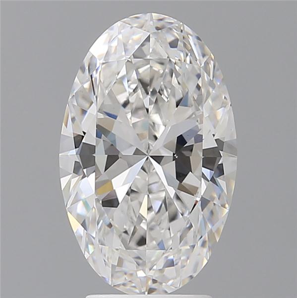 3.56 ct. oval Lab Grown Diamond front image