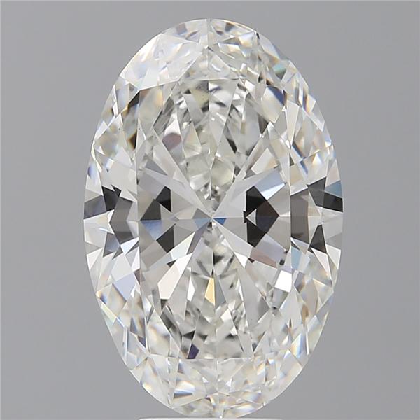 7.03 ct. oval Lab Grown Diamond front image
