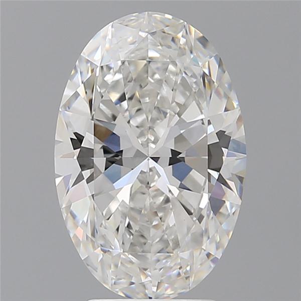4.05 ct. oval Lab Grown Diamond front image