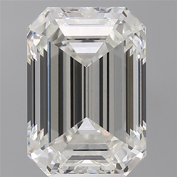 6.07 ct. emerald Lab Grown Diamond front image