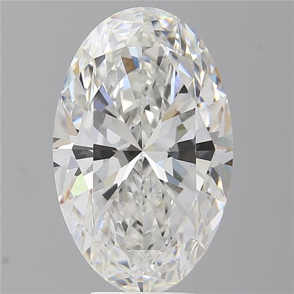 6.08 ct. oval Lab Grown Diamond front image