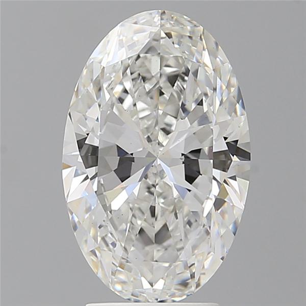 3.52 ct. oval Lab Grown Diamond front image
