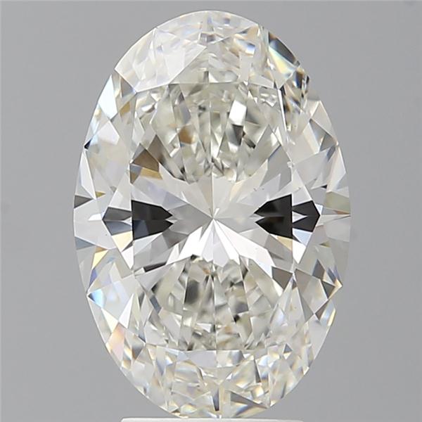 4.07 ct. oval Lab Grown Diamond front image