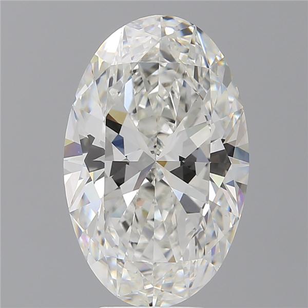 6.59 ct. oval Lab Grown Diamond front image