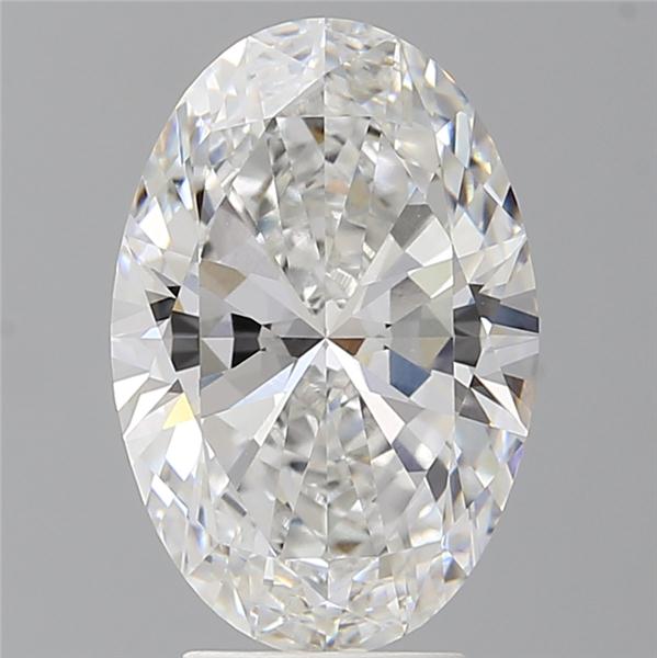 4.10 ct. oval Lab Grown Diamond front image