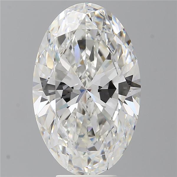 7.10 ct. oval Lab Grown Diamond front image