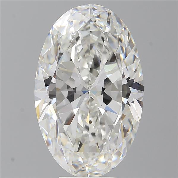 8.08 ct. oval Lab Grown Diamond front image