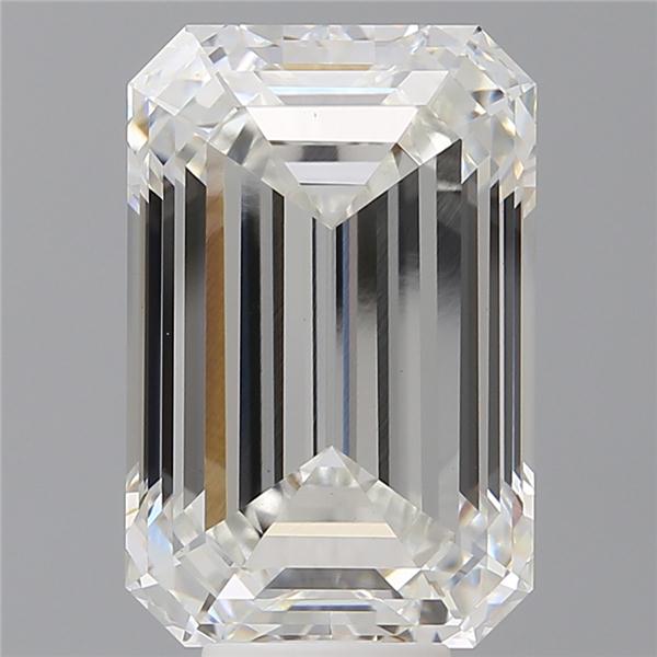 9.99 ct. emerald Lab Grown Diamond front image