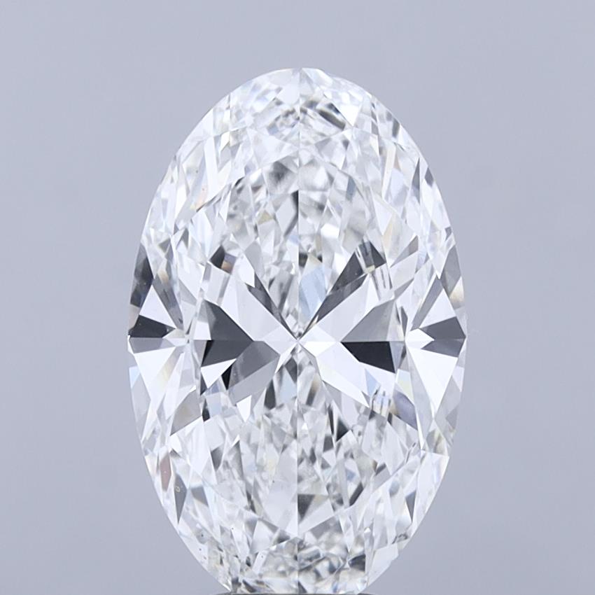 6.01 ct. oval Lab Grown Diamond front image
