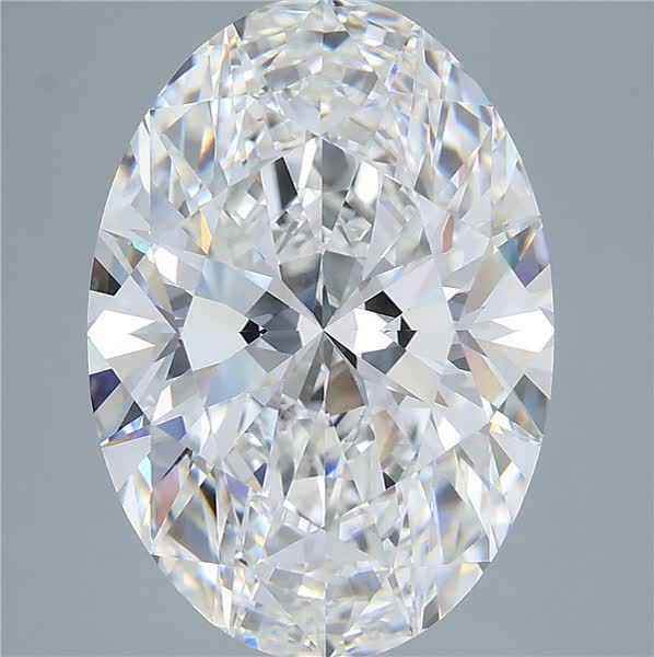 8.10 ct. oval Lab Grown Diamond front image