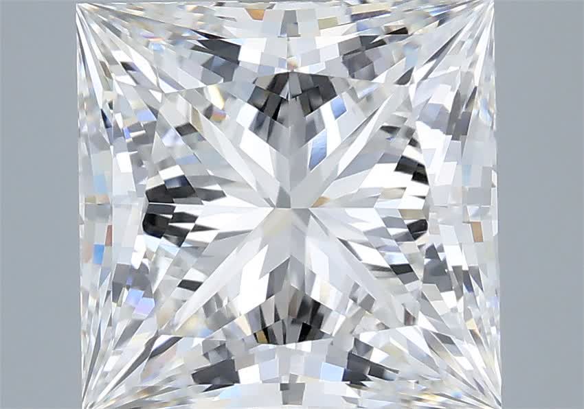 4.08 ct. princess Lab Grown Diamond front image