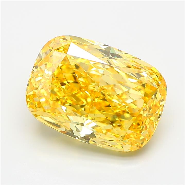 6.24 ct. cushion Lab Grown Diamond front image