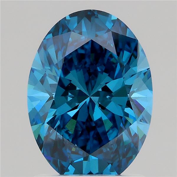 1.62 ct. oval Lab Grown Diamond front image
