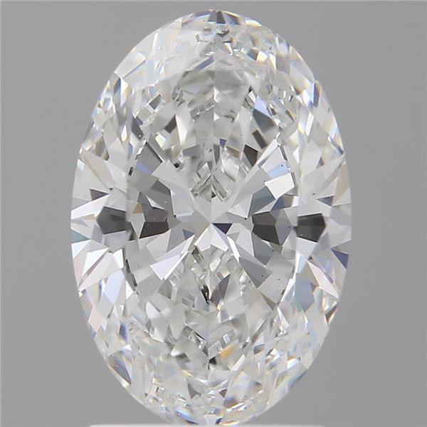 2.10 ct. oval Lab Grown Diamond front image