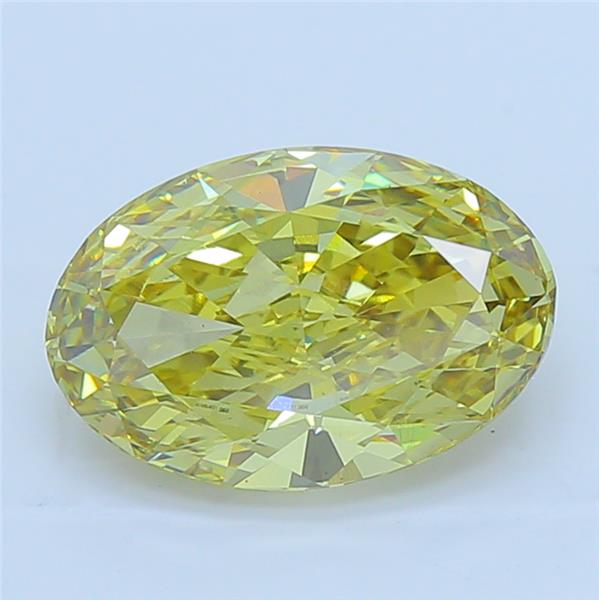 4.08 ct. oval Lab Grown Diamond front image