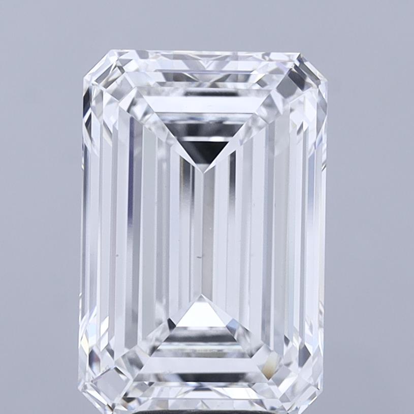 6.08 ct. emerald Lab Grown Diamond front image