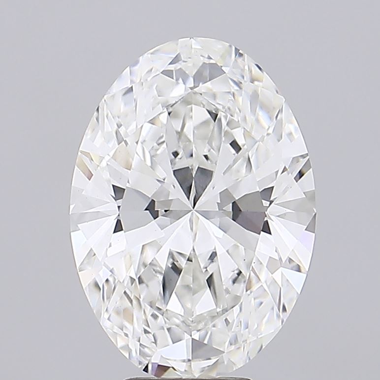 6.58 ct. oval Lab Grown Diamond front image