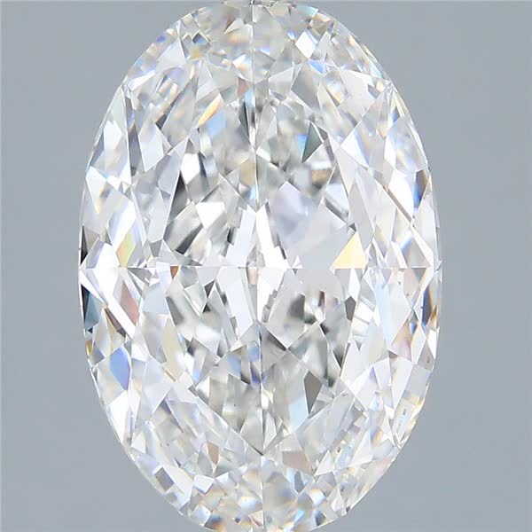 5.01 ct. oval Lab Grown Diamond front image